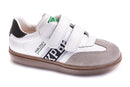 Pablosky Kids White Leather Velcro Boys Sneakers - 205701