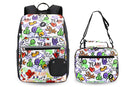 J World Junior Backpack With Lunch Box BP2509L, Street Art