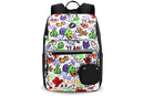 J World Junior Backpack With Lunch Box BP2509L, Street Art