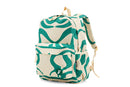 J World OZ Daypack Backpack JW-100, Green Swirl