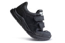 Pablosky Kids Unisex Black Sneaker Shoe with Double Velcro Closure - 204110