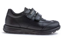 Pablosky Kids Unisex Black Double Velcro Sneaker Shoe - 354710