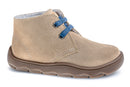 Pablosky Kids Taupe Suede Leather Boys Boots with Laces - 519038