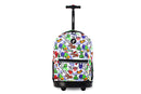 J World Kids Sunrise Rolling Backpack (18 Inch) RBS-18, Street Art