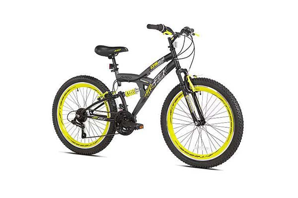 avigo slapshot bike with helmet 16 inch Kent Bikes Avigo Air Flex Dual Suspension Steel 24 Inch Boys BMX Bike,