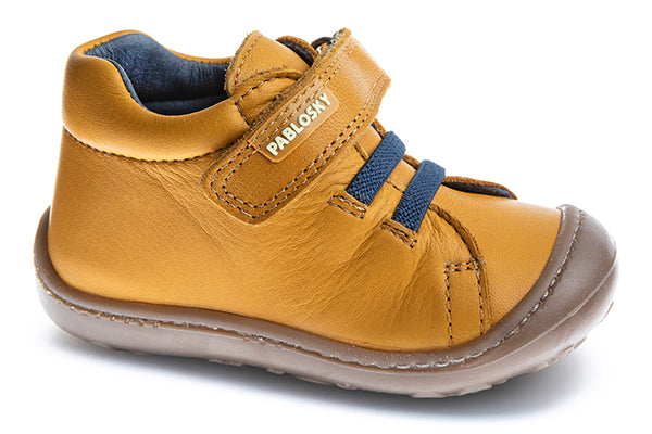 Pablosky Kids Mustard Leather StepEasy Boot - 017980