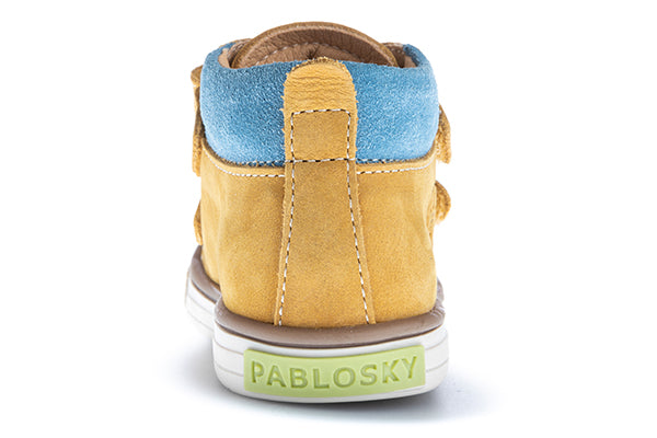 Pablosky Kids Reims Brown Leather StepEasy Boot - 035480