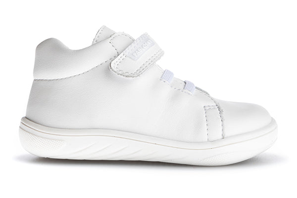 Pablosky Kids White Leather StepEasy Sneaker - 035805