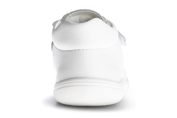 Pablosky Kids White Leather StepEasy Sneaker - 035805