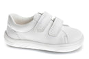 Pablosky Kids White Leather Velcro Sneaker - 035905