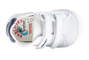 Pablosky Kids White Leather Velcro Sneakers - 043602