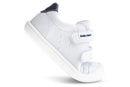 Pablosky Kids White Leather Velcro Sneakers - 043602