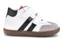 Pablosky Kids White Leather Velco Boys Sneakers - 047105