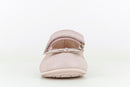Pablosky Kids Pink Metallic Leather MJ Bow Shoe - 094078