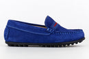 Pablosky Kids Lite Navy Suede Boys Loafers Shoe - 125917