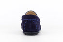 Pablosky Kids Navy Suede Leather Boys Loafers Shoe - 125927