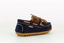 Pablosky Kids Navy Suede Leather Boys Loafers Shoe - 126127