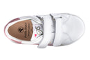 Pablosky Kids White Leather Flower Sneakers - 201808
