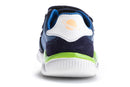 Pablosky Aegean Navy Mesh Leather Boys Sneakers - 204626