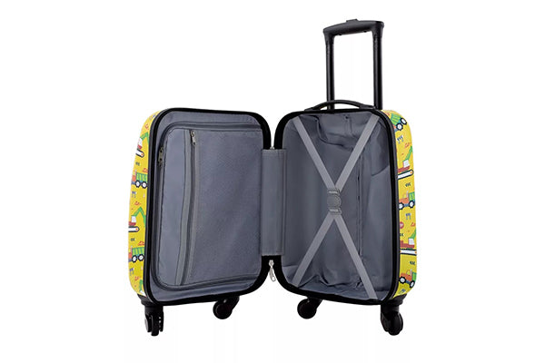 Travellers Club Kid's Hard Side Carry-On Spinner 5 Piece Luggage Set – Cars