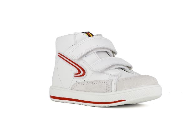 Pablosky Kids White Boys Ankle Sneaker - 289106