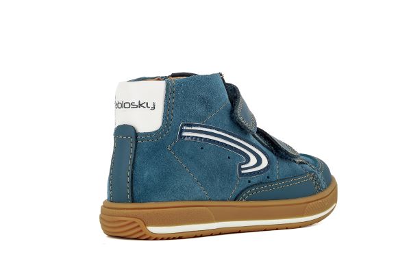 Pablosky Kids Blue Suede Boys Sneaker - 289202