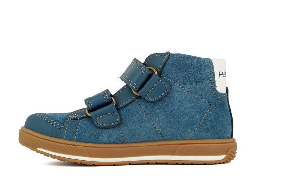 Pablosky Kids Blue Suede Boys Sneaker - 289202