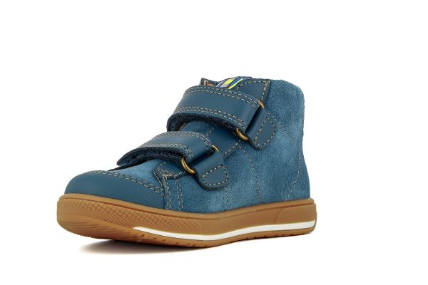 Pablosky Kids Blue Suede Boys Sneaker - 289202