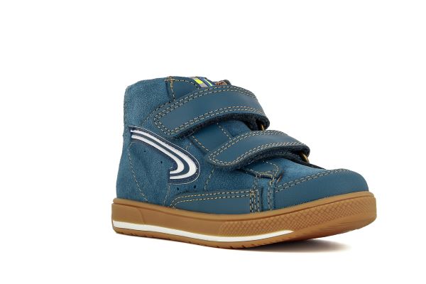 Pablosky Kids Blue Suede Boys Sneaker - 289202