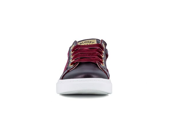 Pablosky Kids Burgundy Girls Sneaker - 290462