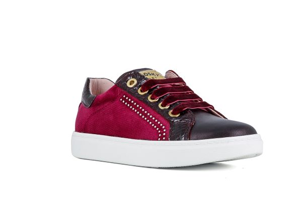 Pablosky Kids Burgundy Girls Sneaker - 290462