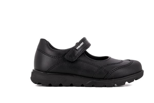 Pablosky Kids Black Leather Mary Jane Shoe - 334210