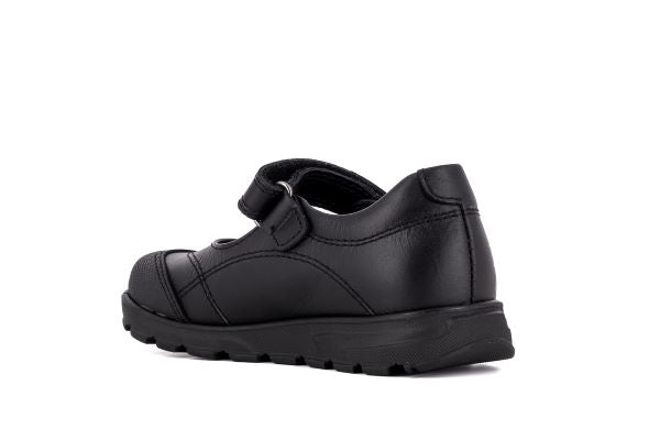 Pablosky Kids Black Leather Mary Jane Shoe - 334210