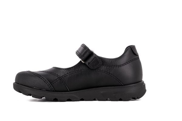 Pablosky Kids Black Leather Mary Jane Shoe - 334210