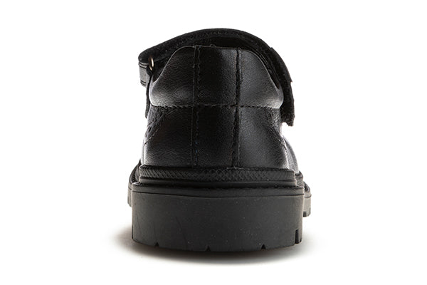 Pablosky Kids Black Leather Mary Jane Shoe - 352012