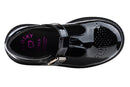 Pablosky Kids Black Patent Leather T-Strap Girls Shoe - 356119