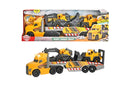 Dickie Toys - 28 Inch Mack Truck With 2 Volvo Construction Trucks