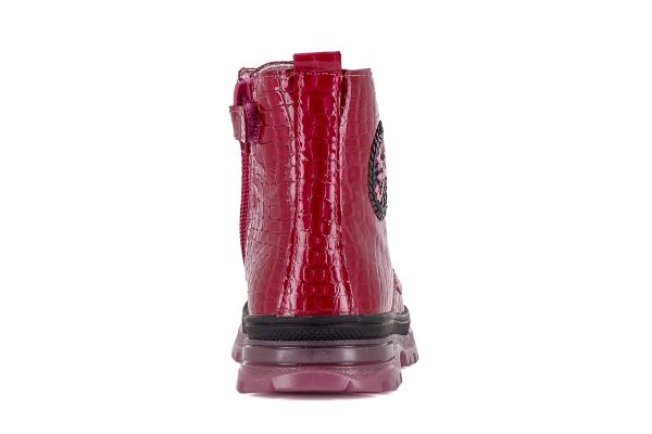 Pablosky Kids Misir Magenta Leather Girls Boot - 404177