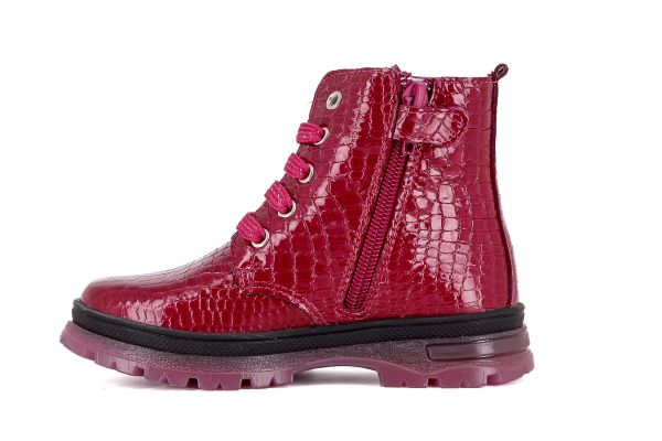 Pablosky Kids Misir Magenta Leather Girls Boot - 404177