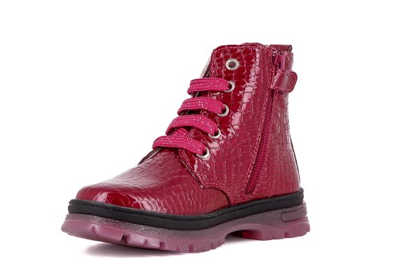 Pablosky Kids Misir Magenta Leather Girls Boot - 404177