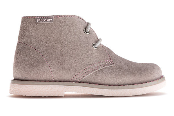 Pablosky kids Stone Suede Leather Boot - 424656