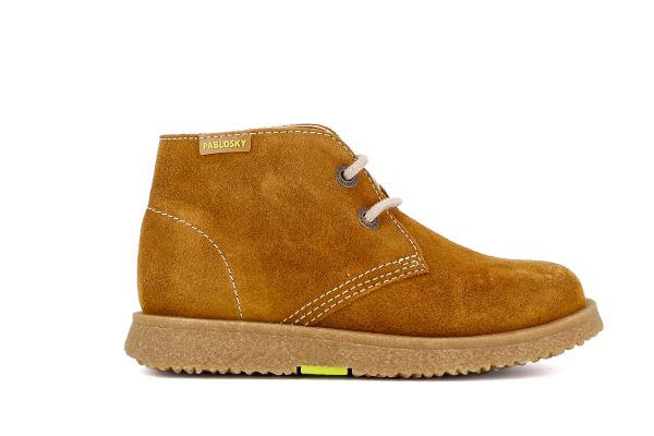 Pablosky Kids Brown Suede Boy Boot - 502186