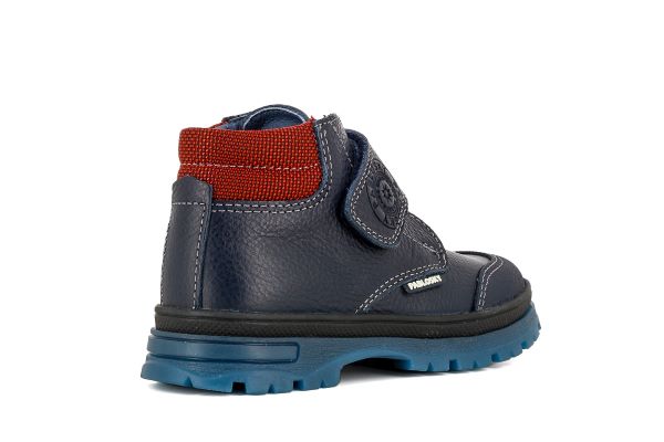 Pablosky Kids Navy Leather Boys Boot - 502923