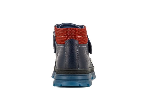 Pablosky Kids Navy Leather Boys Boot - 502923