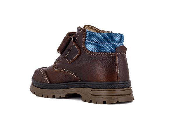 Pablosky Kids Brown Leather Boys Boot - 502993