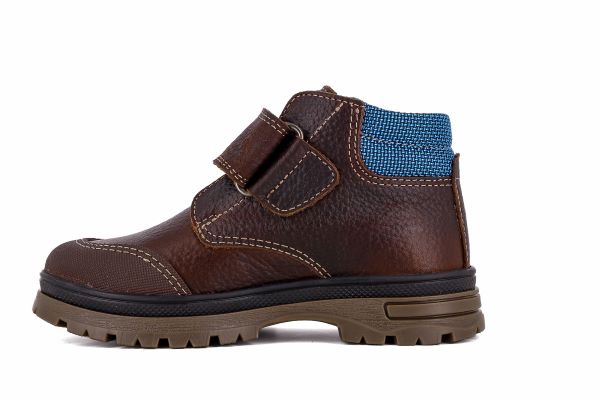 Pablosky Kids Brown Leather Boys Boot - 502993