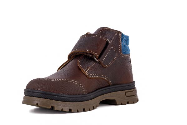 Pablosky Kids Brown Leather Boys Boot - 502993