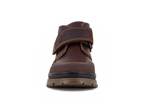 Pablosky Kids Brown Leather Boys Boot - 502993