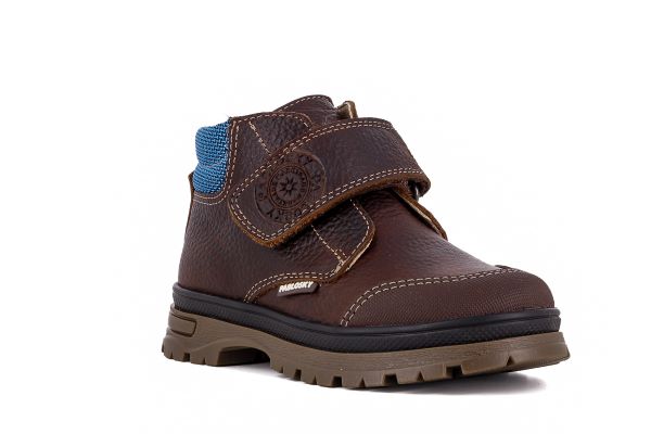 Pablosky Kids Brown Leather Boys Boot - 502993