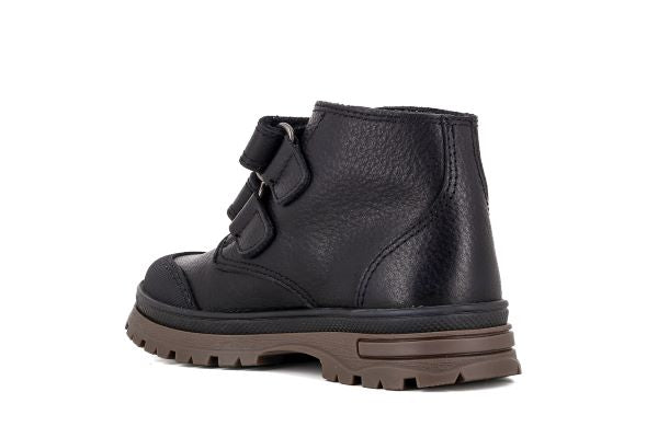 Pablosky Kids Black Leather Boys Boot - 503113